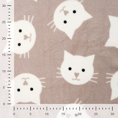 Polar Fleece shadow cats sand